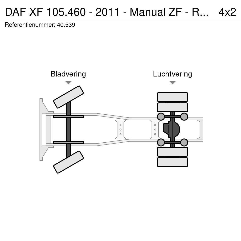DAF XF 105.460 - 2011 - Manual ZF - Retarder - Origin: Trekkers