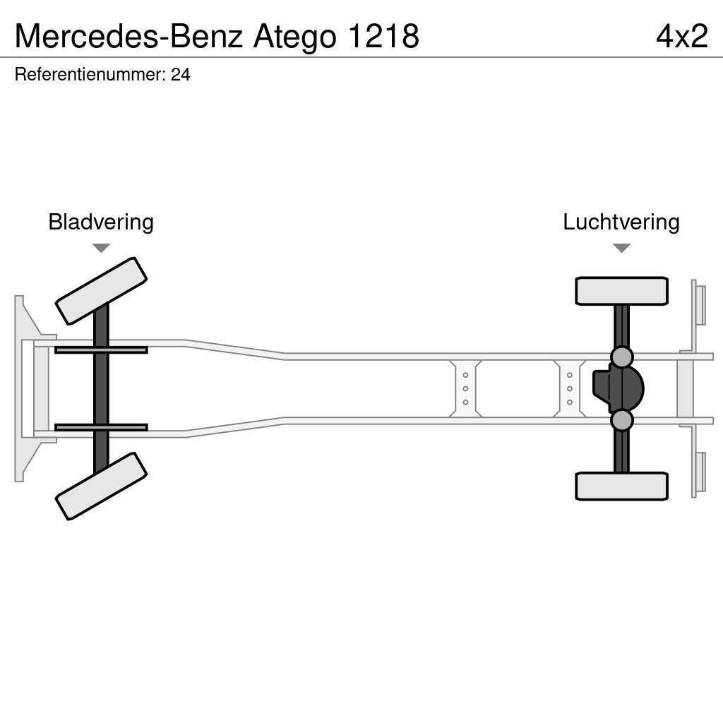 Mercedes-Benz Atego 1218 Bakwagens met gesloten opbouw