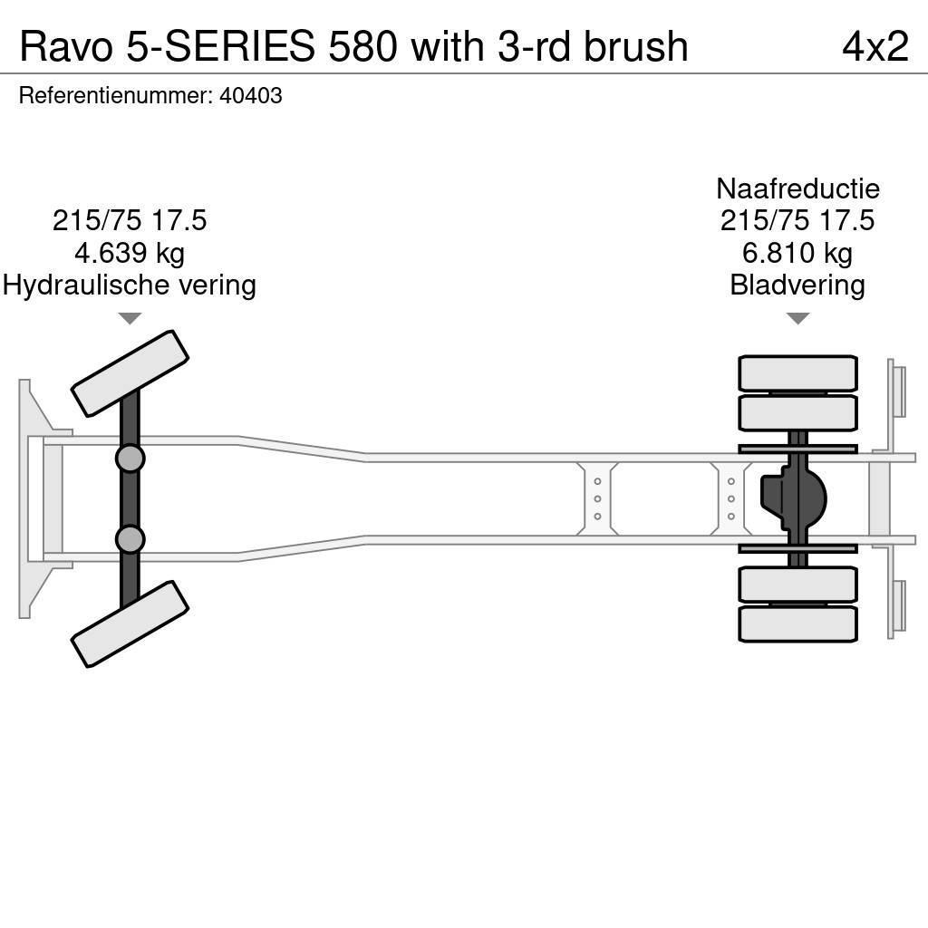 Ravo 5-SERIES 580 with 3-rd brush Veegwagens