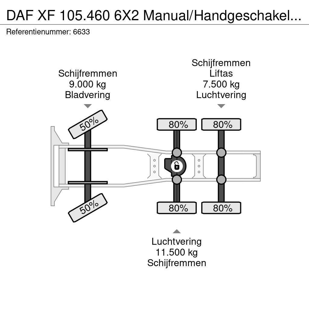 DAF XF 105.460 6X2 Manual/Handgeschakeld 25 ton NCH Sy Trekkers