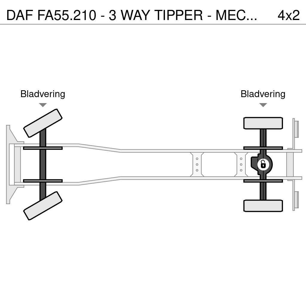 DAF FA55.210 - 3 WAY TIPPER - MECHANICAL INJECTION Kipper