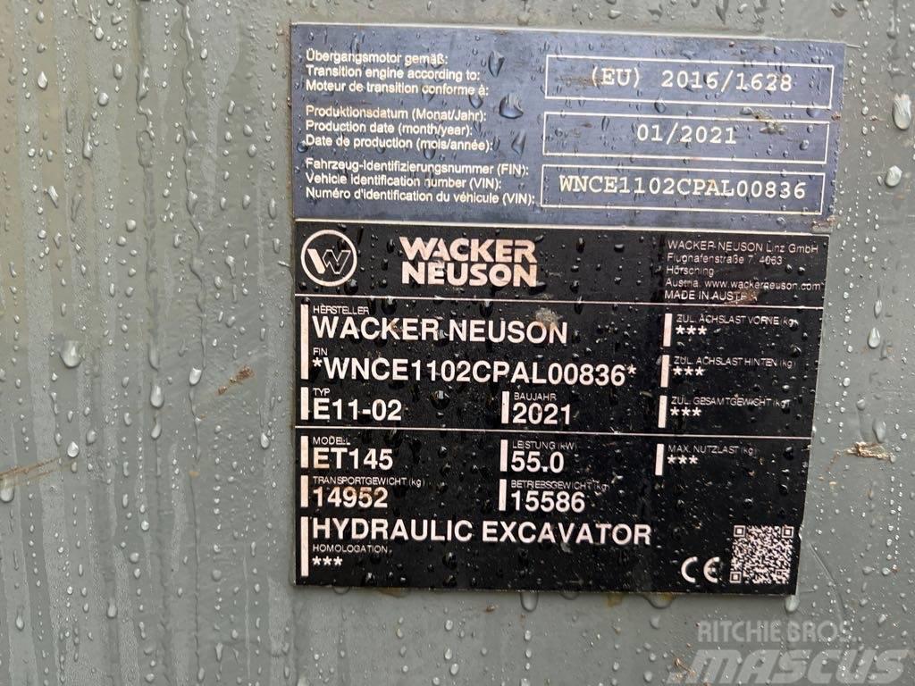 Wacker Neuson ET145 Rupsgraafmachines