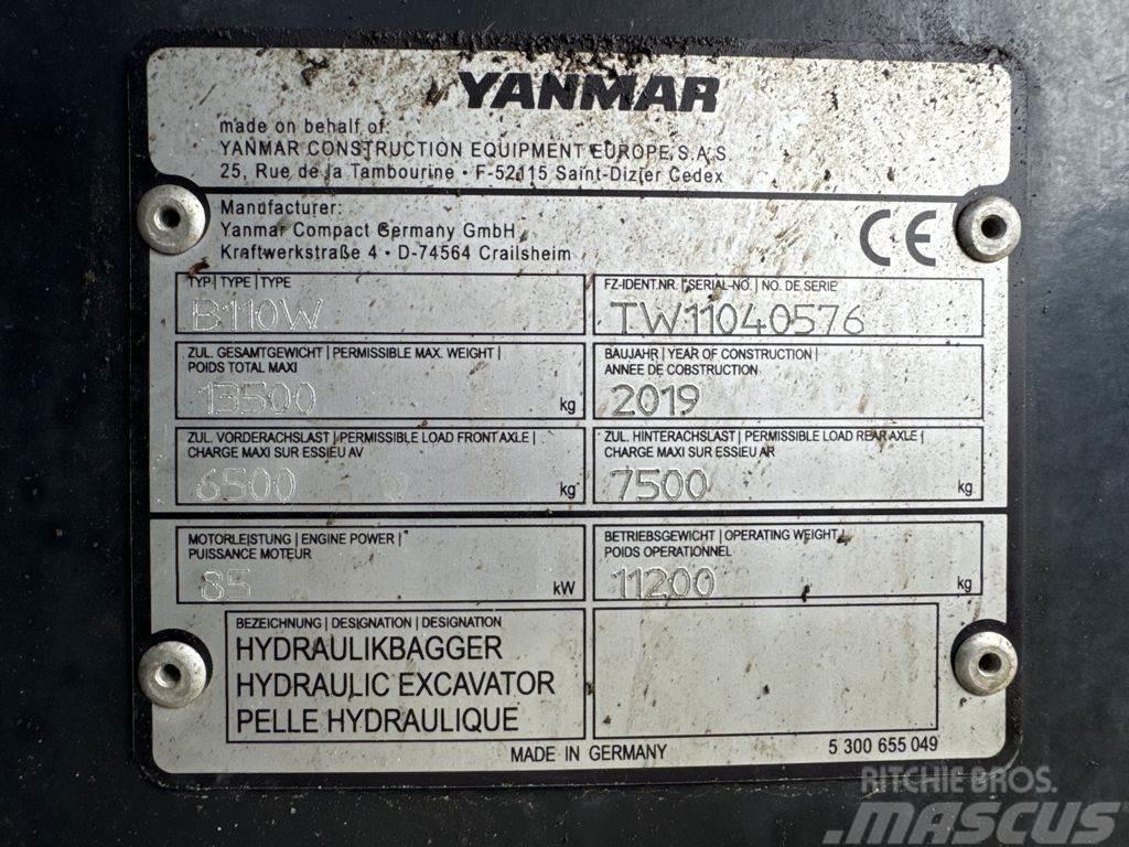 Yanmar YAN B110W Wielgraafmachines