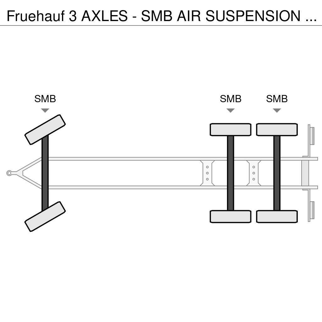 Fruehauf 3 AXLES - SMB AIR SUSPENSION - GOOD STATE Schuifzeilopbouw