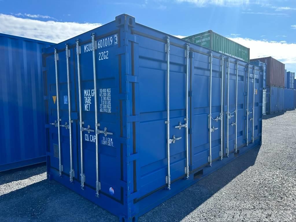  container ny 20fot hel öppningsbar långsida och en Speciale containers