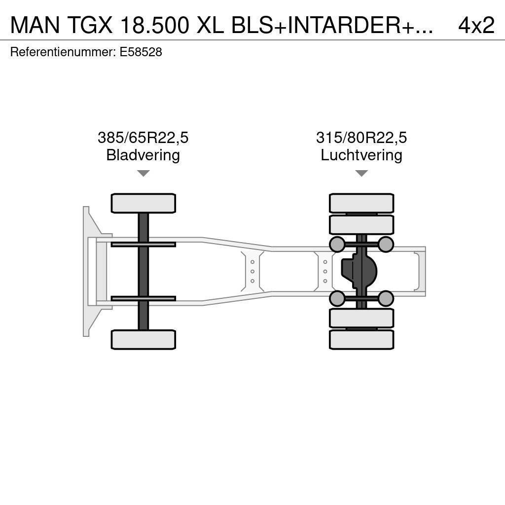MAN TGX 18.500 XL BLS+INTARDER+BIG AXLE+HYDR. Trekkers