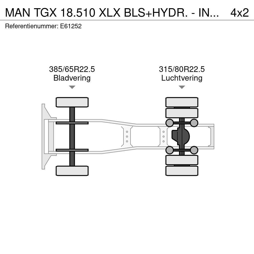 MAN TGX 18.510 XLX BLS+HYDR. - INTARDER Trekkers