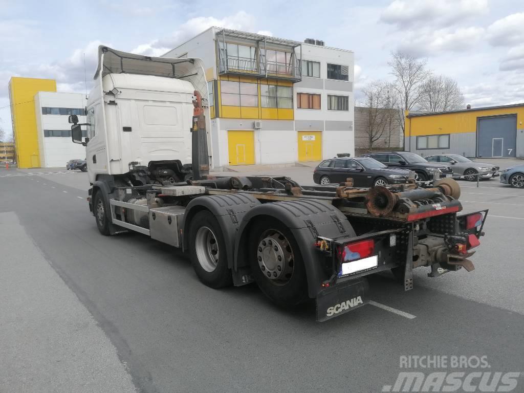 Scania R580 V8 AJK HYDROLIFT, HL20-6180 Vrachtwagen met containersysteem