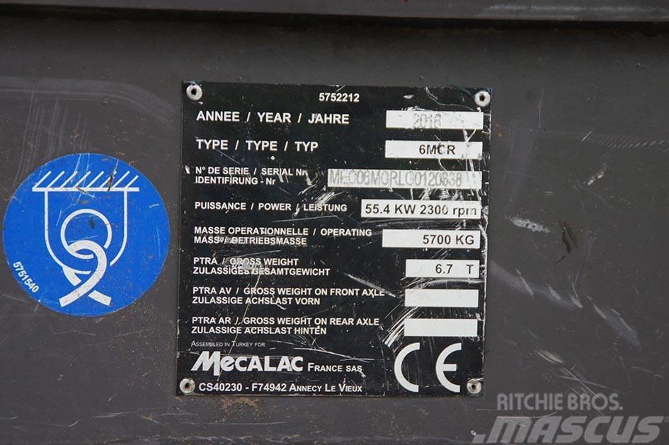 Mecalac Rupsgraafmachine 6MCR Rupsgraafmachines