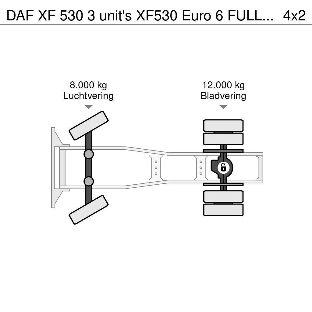 DAF XF 530 3 unit's XF530 Euro 6 FULL-SPOILER ZF-Intar Trekkers