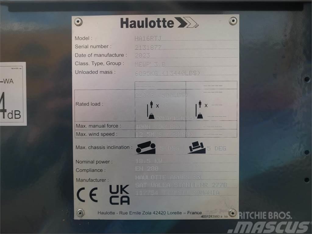 Haulotte HA16RTJ Valid Inspection, *Guarantee! Diesel, 4x4 Knikarmhoogwerkers