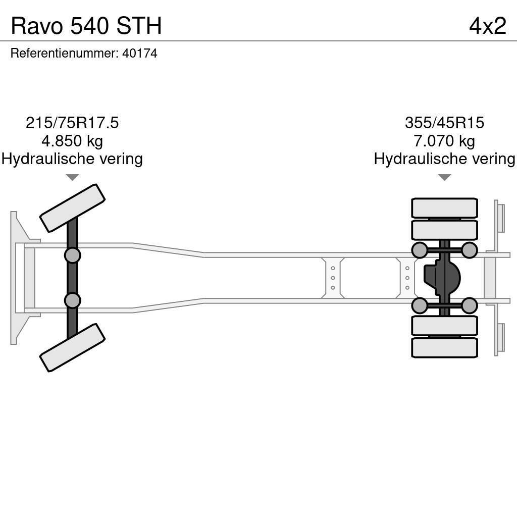 Ravo 540 STH Veegwagens