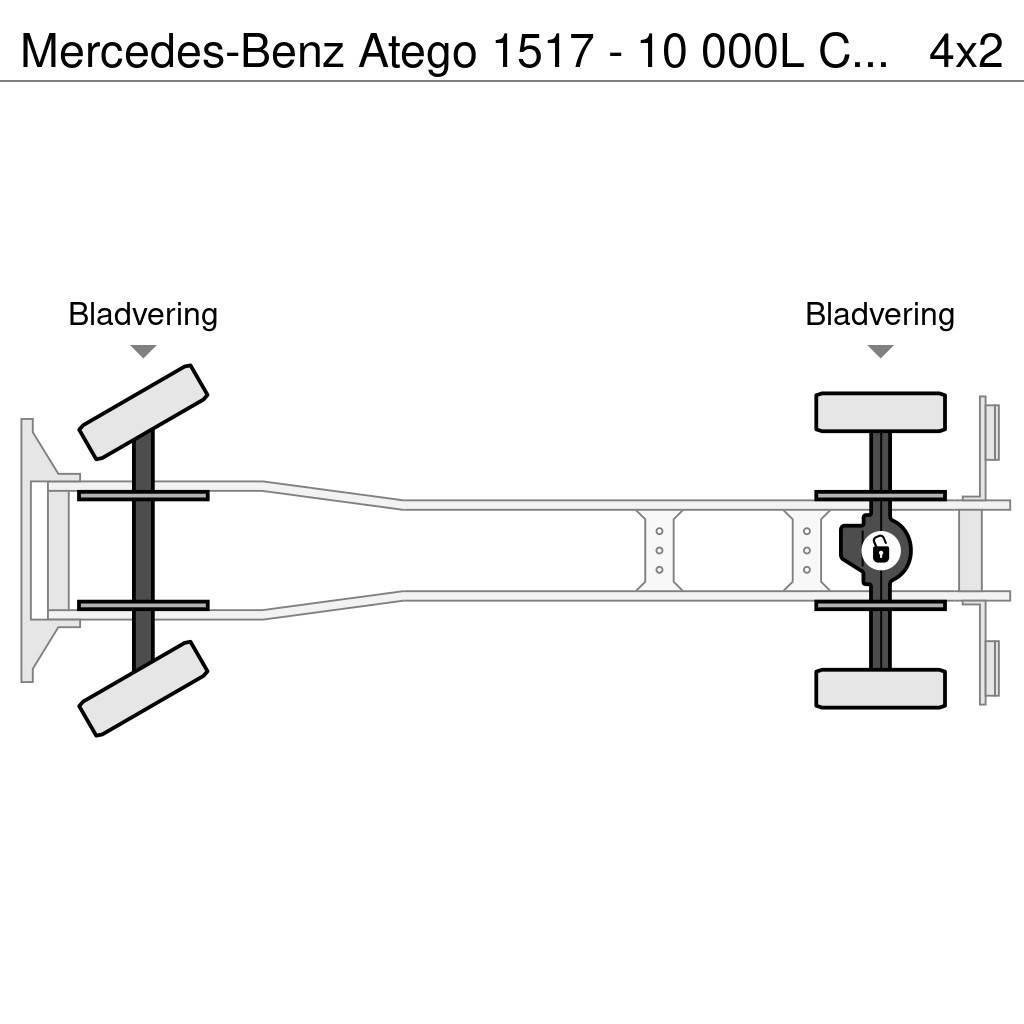Mercedes-Benz Atego 1517 - 10 000L CARBURANT / FUEL - 4 COMP - L Tankwagen
