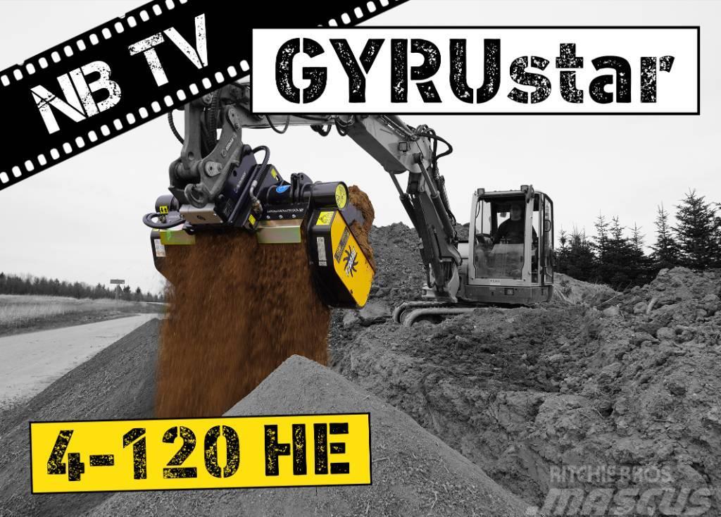 Gyru-Star 4-120HE | Siebschaufel Radlader & Bagger Puinbakken