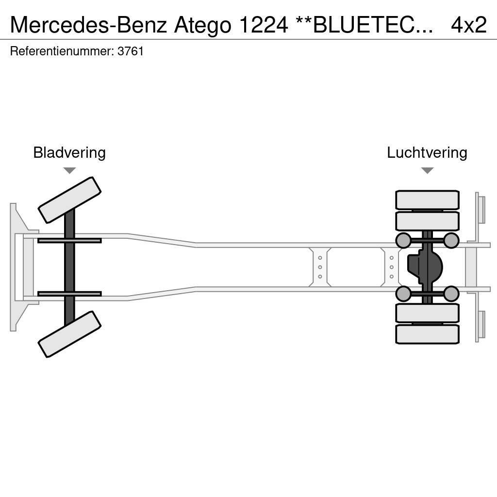 Mercedes-Benz Atego 1224 **BLUETEC 4-MANUAL GEARBOX** Bakwagens met gesloten opbouw
