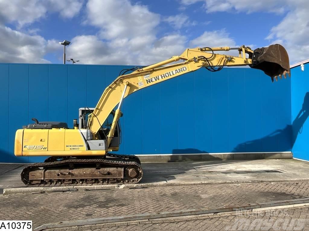 New Holland E215BL 118 kW, Airconditioning, Crawler excavator Rupsgraafmachines