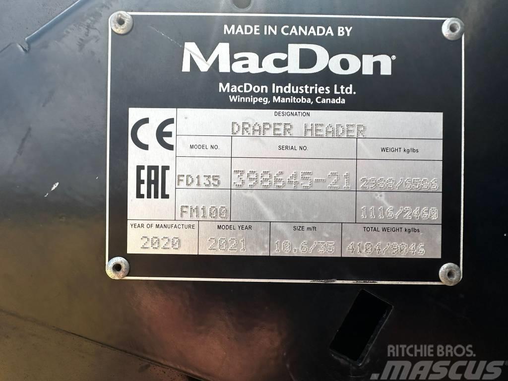 Case IH AF 9250 Maaidorsmachines