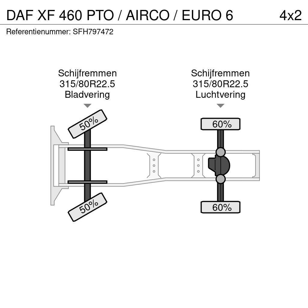 DAF XF 460 PTO / AIRCO / EURO 6 Trekkers