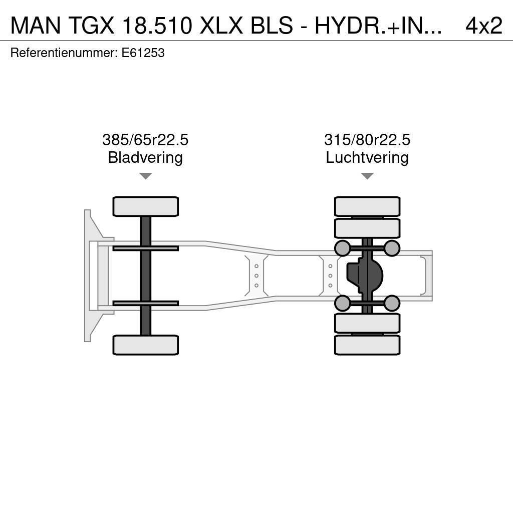 MAN TGX 18.510 XLX BLS - HYDR.+INTARDER Trekkers
