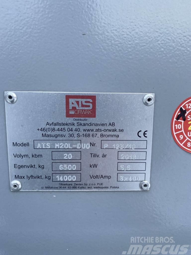  ATS-ORWAK M20-DUO Afvalcompressoren