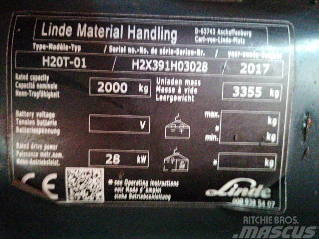 Linde H20T-01 LPG heftrucks