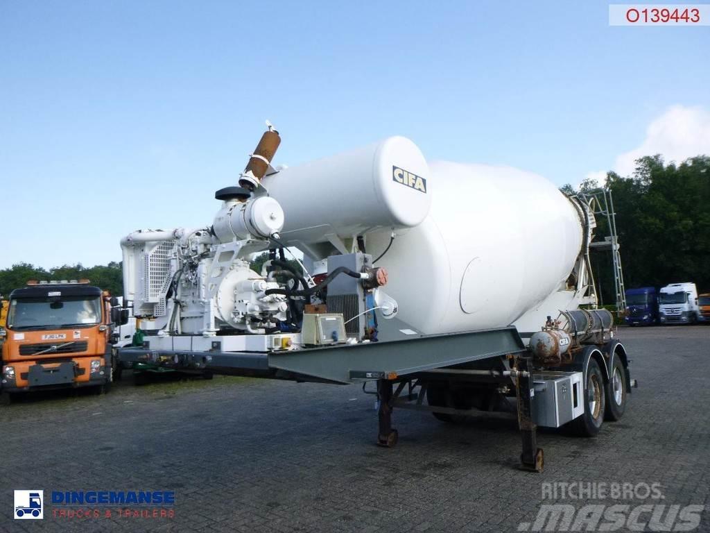 MOL Cifa mixer trailer 12 m3 Betonmixers en pompen