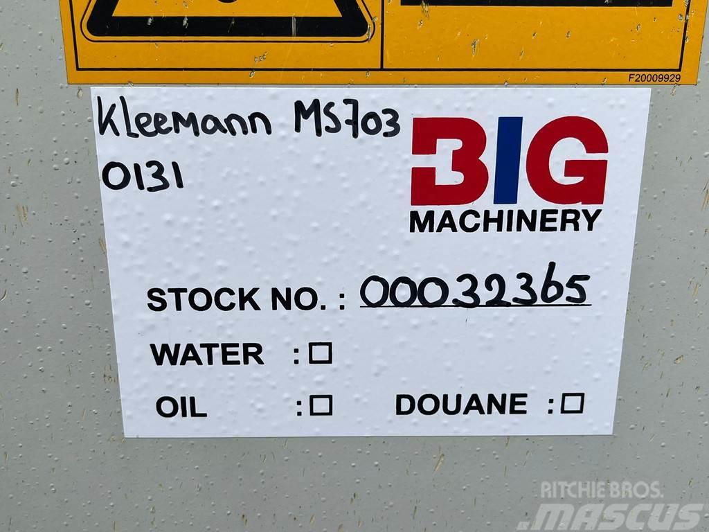 Kleemann MS703 EVO Mobiele zeefinstallaties