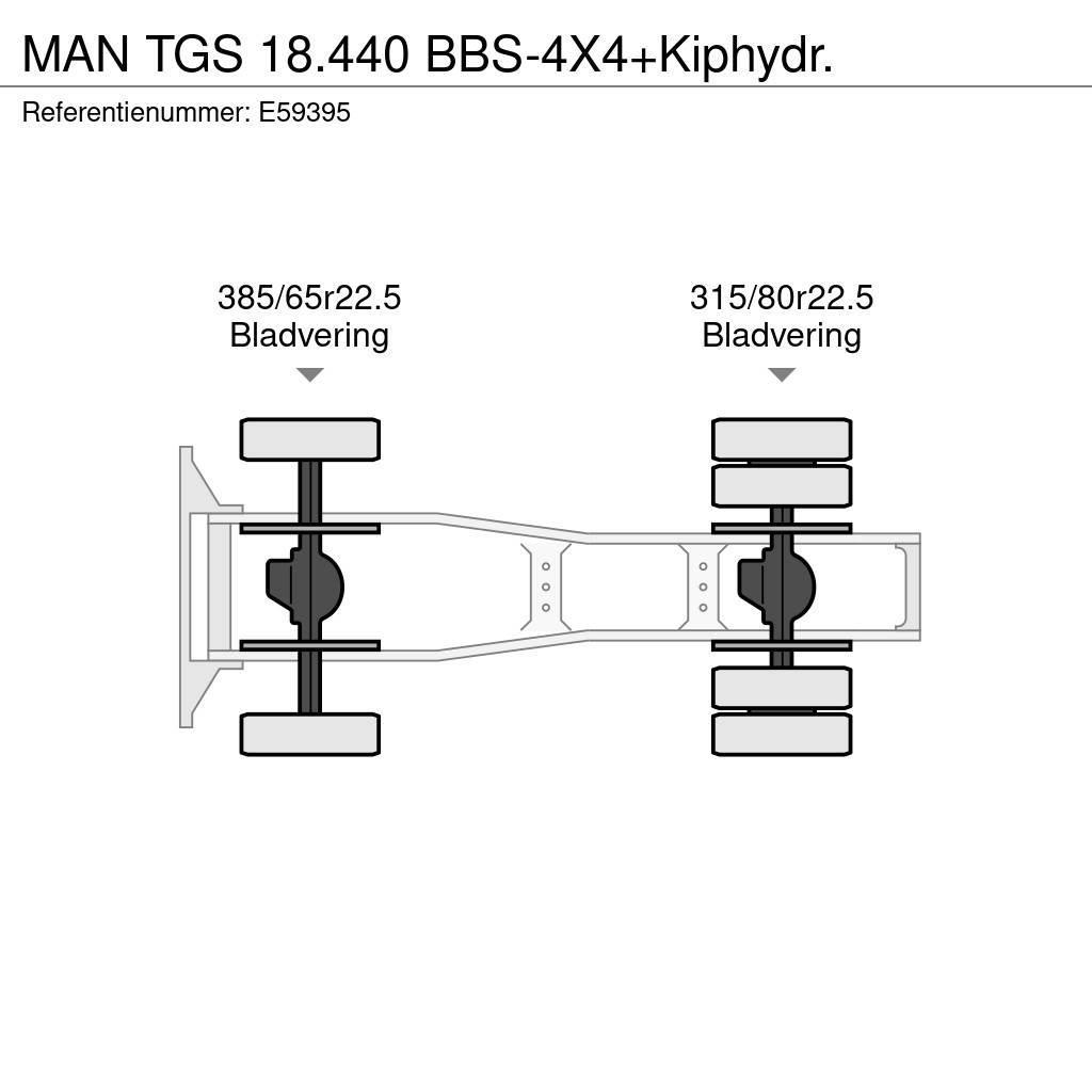 MAN TGS 18.440 BBS-4X4+Kiphydr. Trekkers