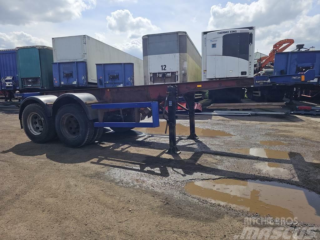 Köhler Elmshorn 2 axle | 20 ft | container chassis | stee Containerchassis