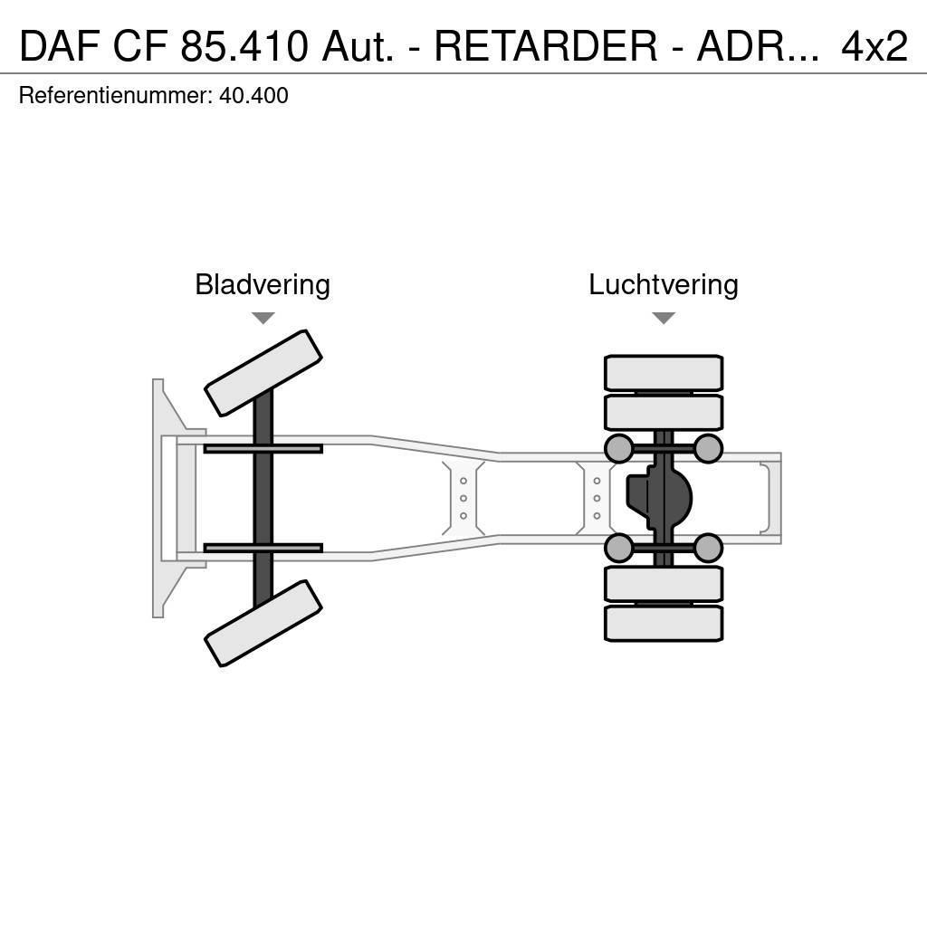 DAF CF 85.410 Aut. - RETARDER - ADR - 2011 - Euro 5 - Trekkers