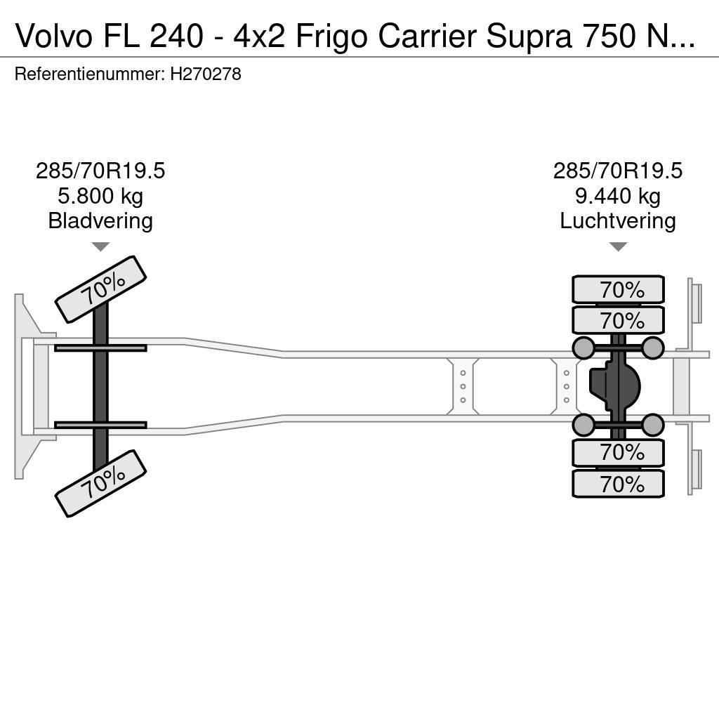 Volvo FL 240 - 4x2 Frigo Carrier Supra 750 Nordic - Zepr Koelwagens