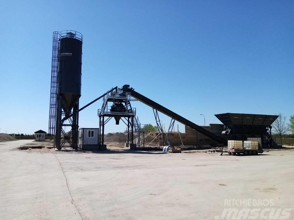 Constmach 60 M3 Stationary Concrete Batching Plant Menginstallaties
