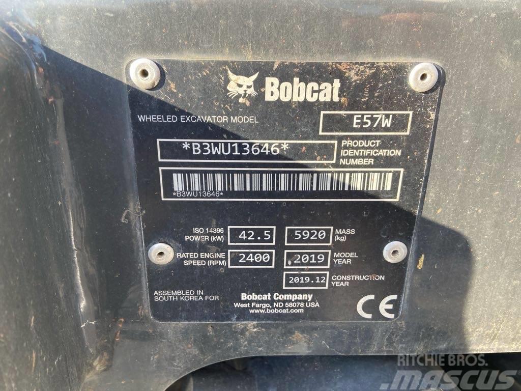 Bobcat E57W Wielgraafmachines