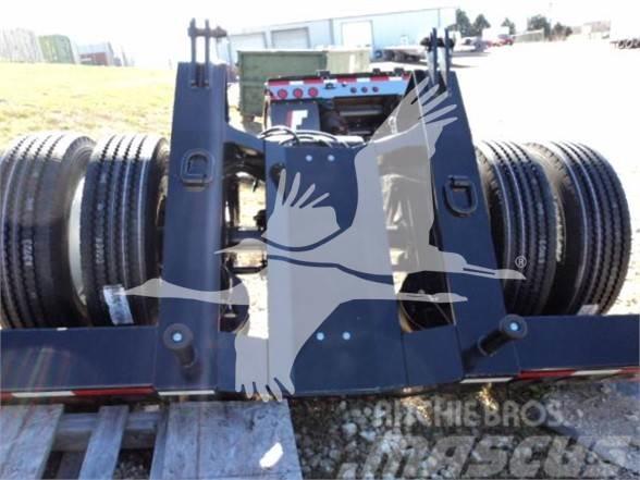 Fontaine flip axle for a Fontaine Magnitude 55H series Low loader-semi-trailers