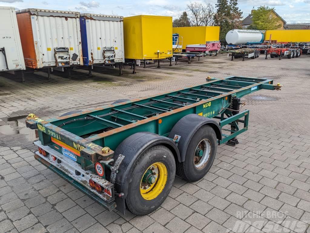  Flandria OP CC 2A 20FT 2-Assen ROR - DrumBrakes - Containerchassis