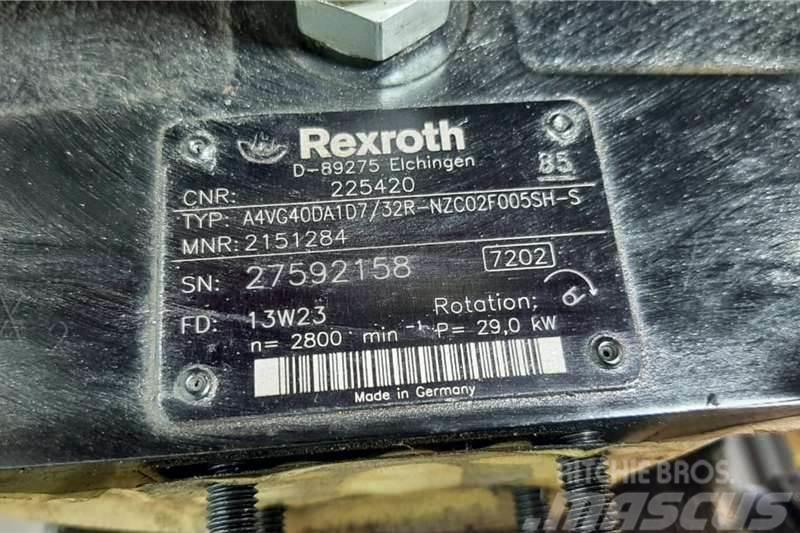 Rexroth Axial Piston Variable Pump A4VG40 Anders