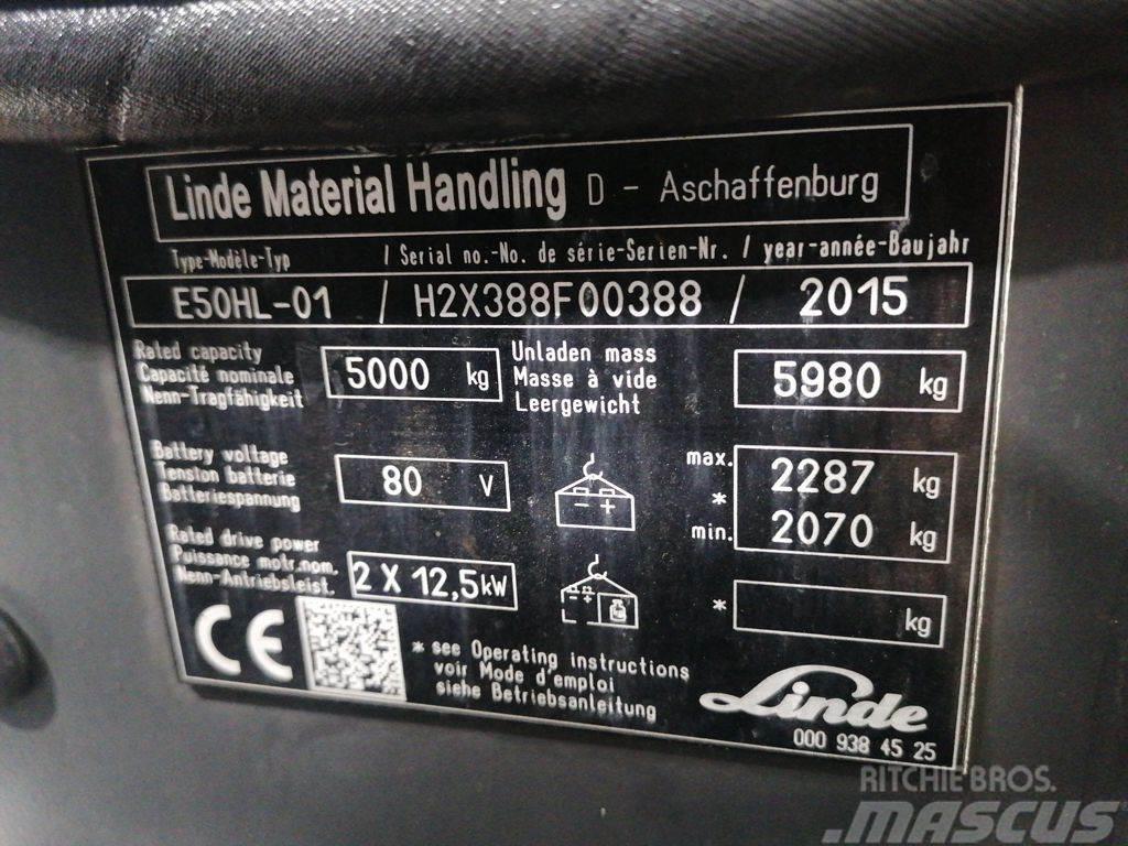 Linde E50HL-01 Elektrische heftrucks