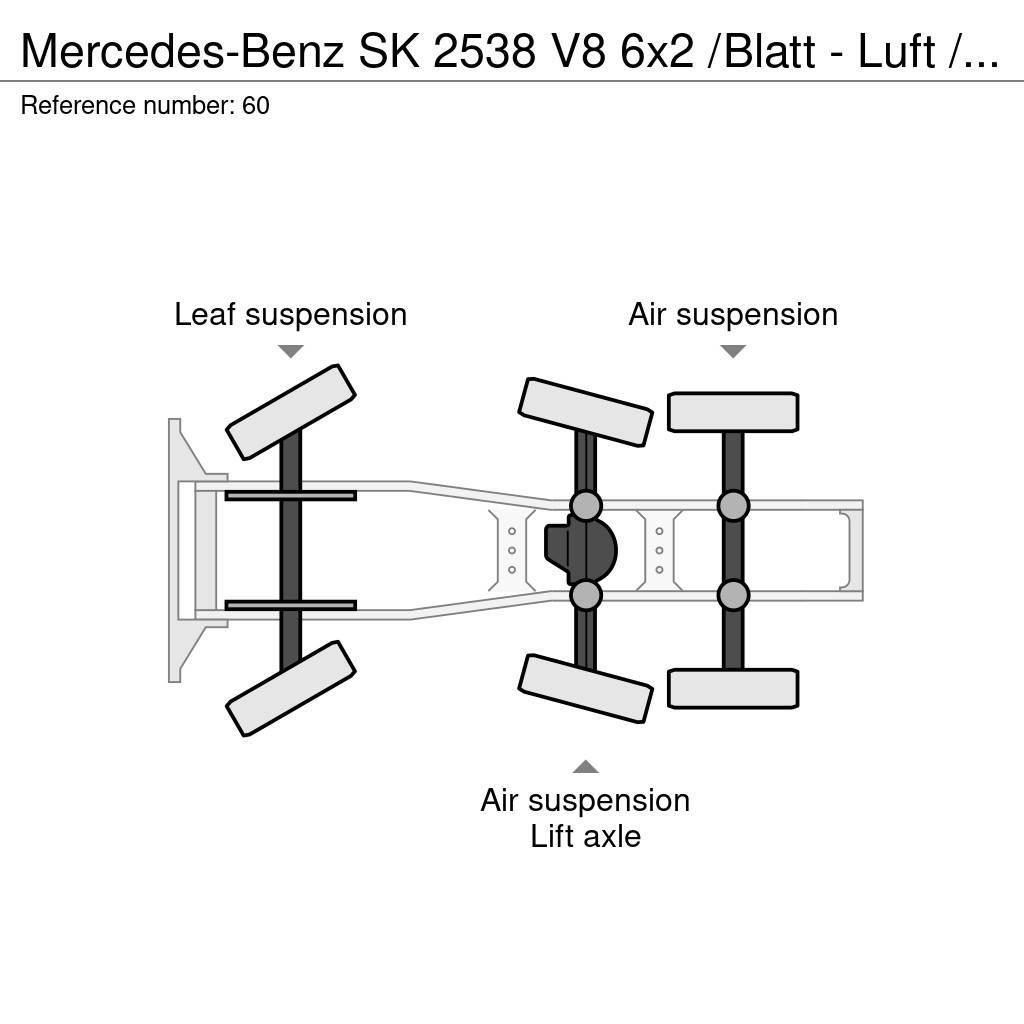 Mercedes-Benz SK 2538 V8 6x2 /Blatt - Luft / Lenk / Liftachse Trekkers