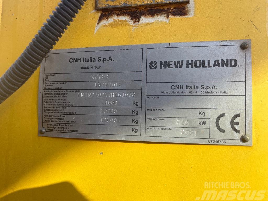 New Holland W 270 B Wielladers