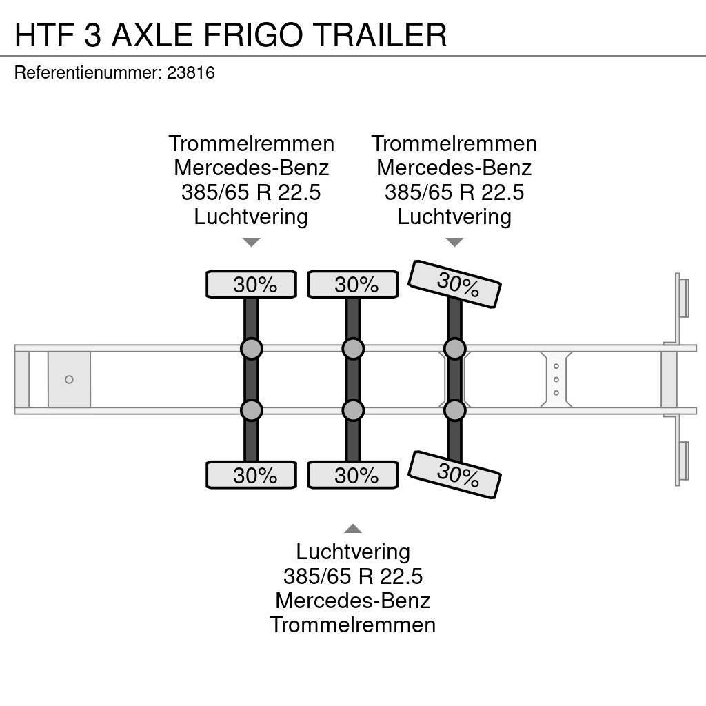 HTF 3 AXLE FRIGO TRAILER Koel-vries opleggers