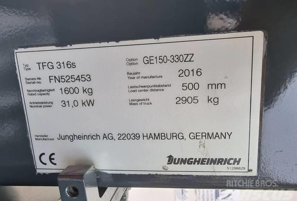 Jungheinrich TFG 316 S LPG heftrucks