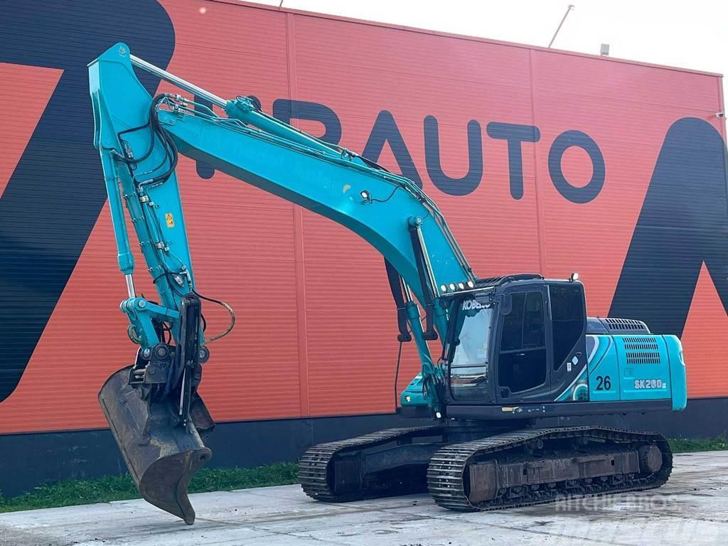 Kobelco SK 260 LC-10 2 BUCKETS / AC / CENTRAL LUBRICATION Rupsgraafmachines