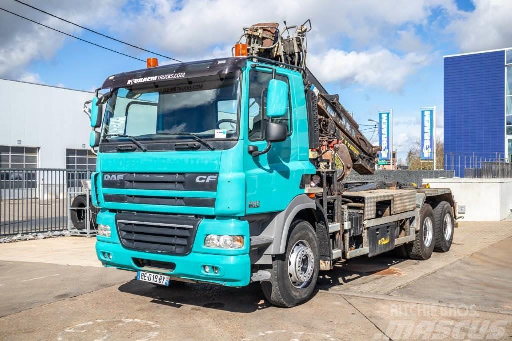 DAF CF 85.410+DIEBOLT 16Ton/m Containerchassis