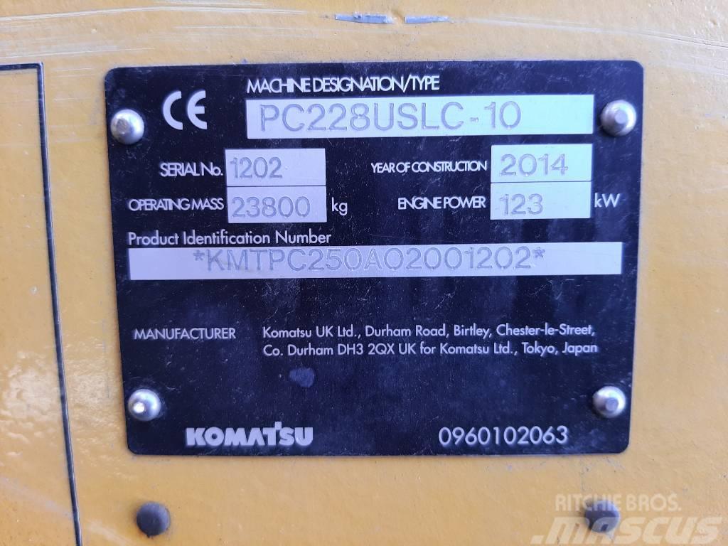 Komatsu PC 228 USLC-10 Rupsgraafmachines