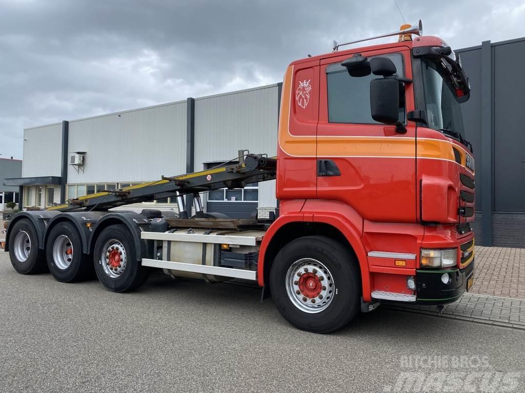 Scania R440 8x4 NCH Container / Manual Vrachtwagen met containersysteem