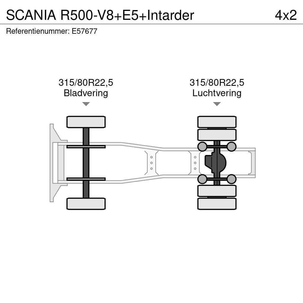 Scania R500-V8+E5+Intarder Trekkers