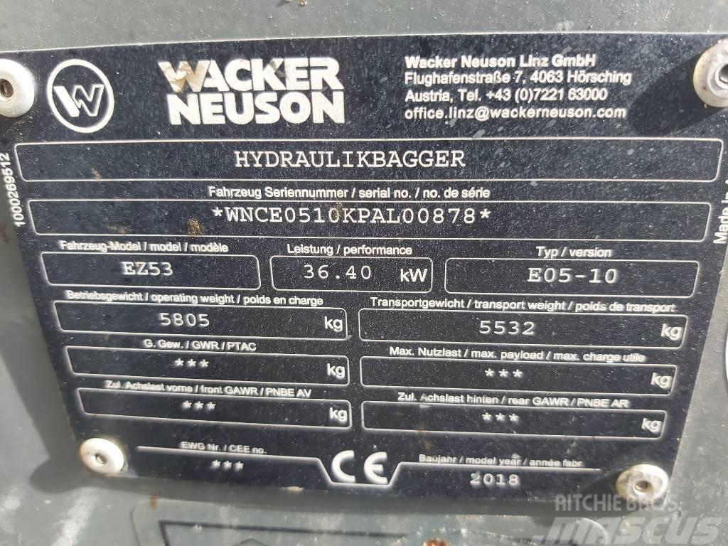Wacker Neuson EZ 53 Rupsgraafmachines