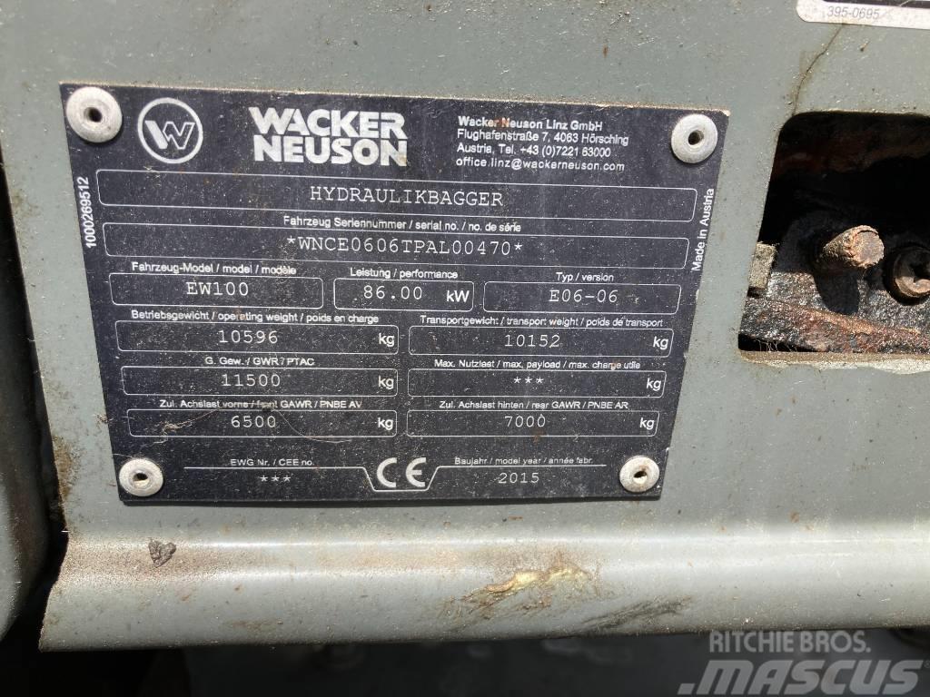 Wacker Neuson EW 100 Wielgraafmachines