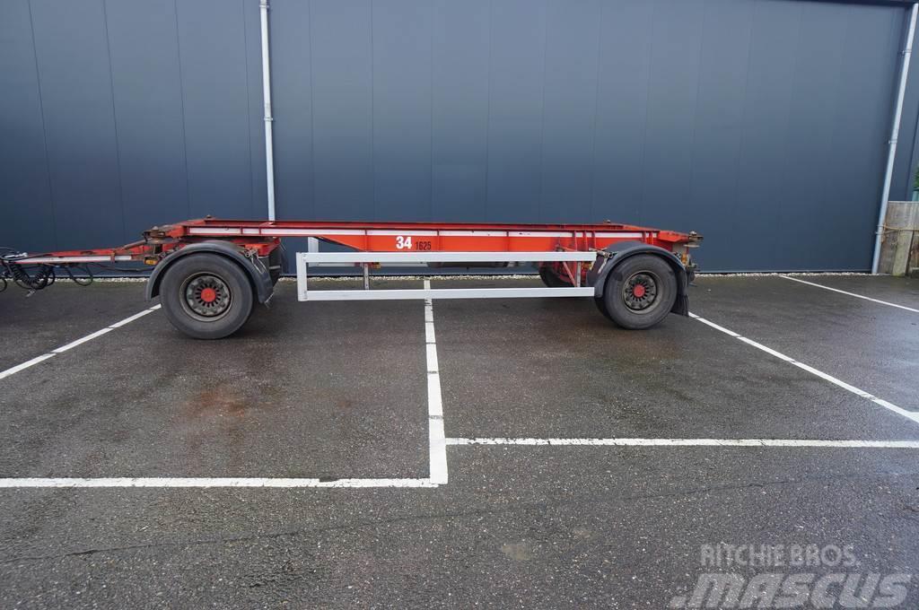GS Meppel 2 AXLE 20FT CONTAINER TRANSPORT TRAILER Containerchassis