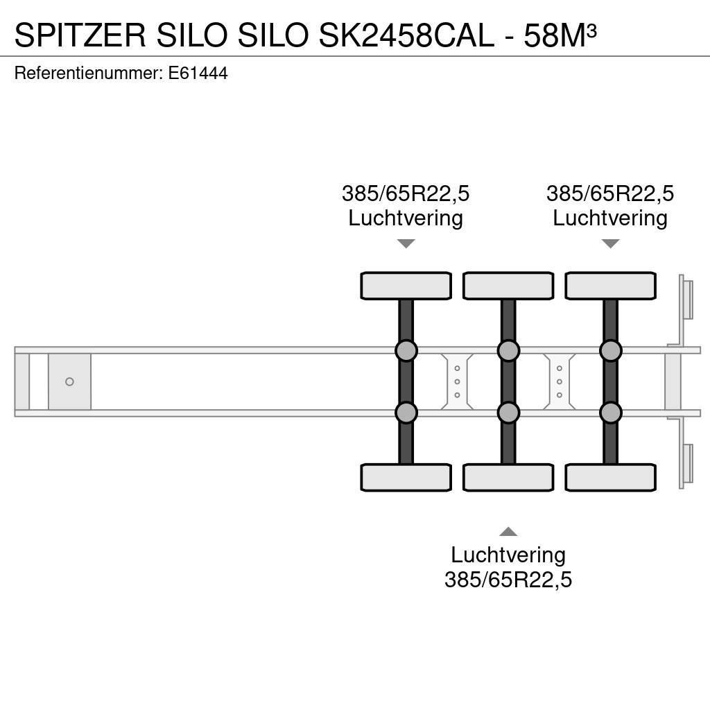 Spitzer Silo SILO SK2458CAL - 58M³ Tankopleggers